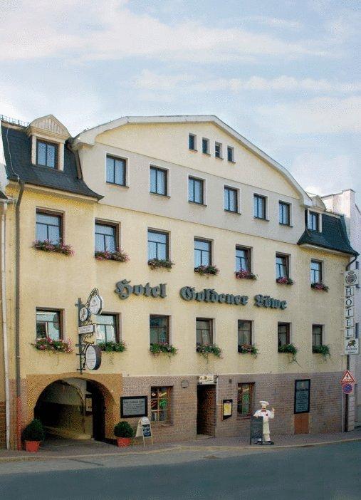 Hotel Goldener Loewe Zeulenroda-Triebes Exterior foto