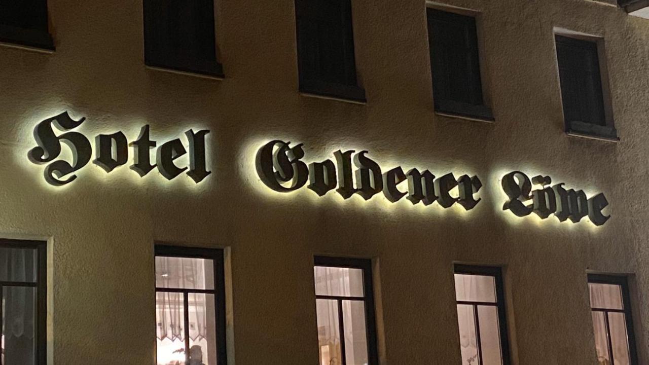 Hotel Goldener Loewe Zeulenroda-Triebes Exterior foto
