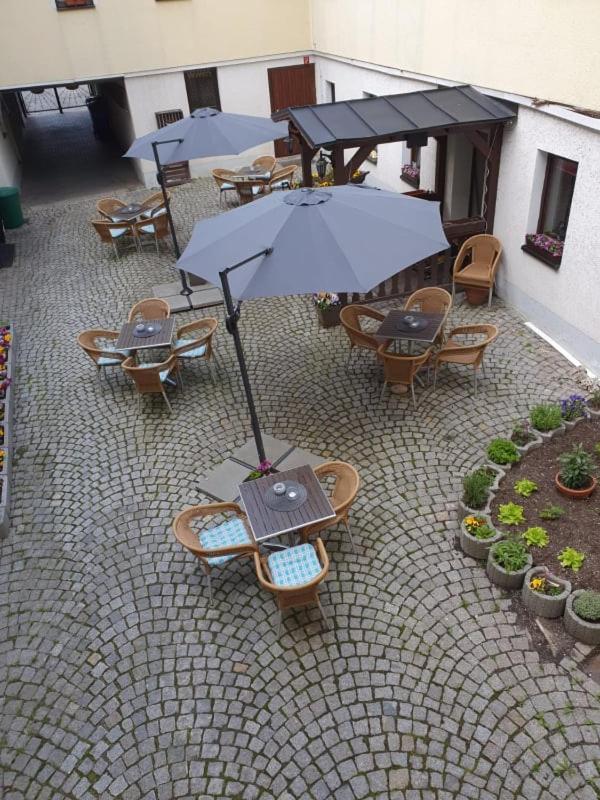 Hotel Goldener Loewe Zeulenroda-Triebes Exterior foto
